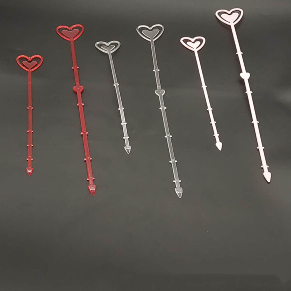 Wedding Decoration Supply - 80個入りクリエイティブなハートデザインペーパークリップ、ブーケフラワーアレンジメント、ウェディングデコレーション、花屋用品、フラワータグホルダー