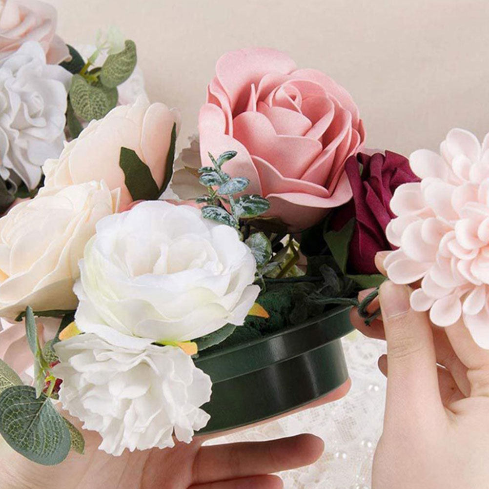Wedding Decoration Supply - 2個入り丸型花用土、吸水性のあるフラワーベース、フラワーデコレーションボウル、ウェディングイベント用