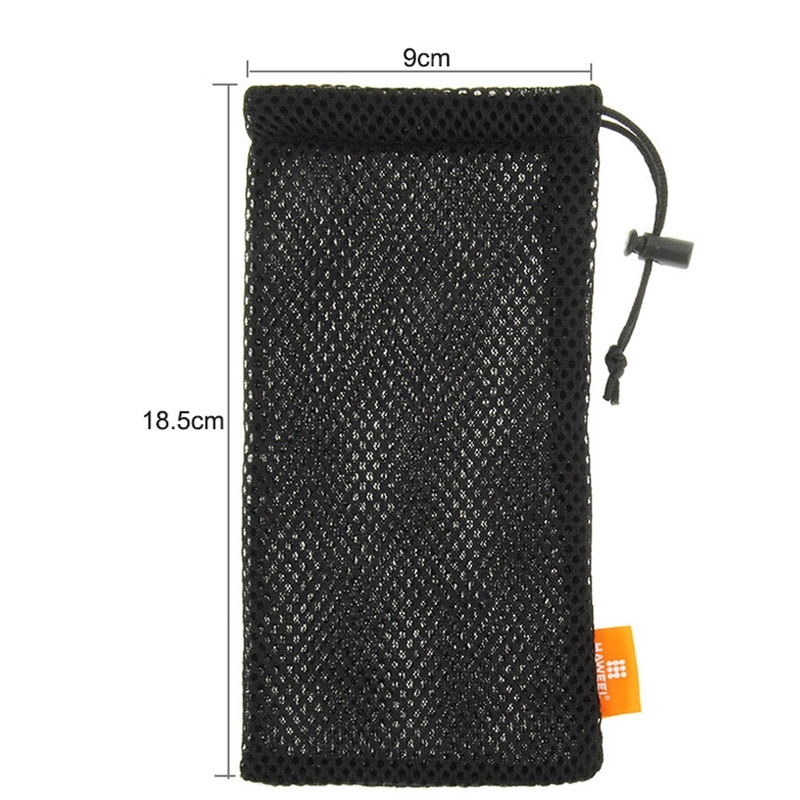 ヘッドフォン電話ナイロンメッシュ収納ポーチバッグスマートフォ - Wedding Power Supply のレビューと価格