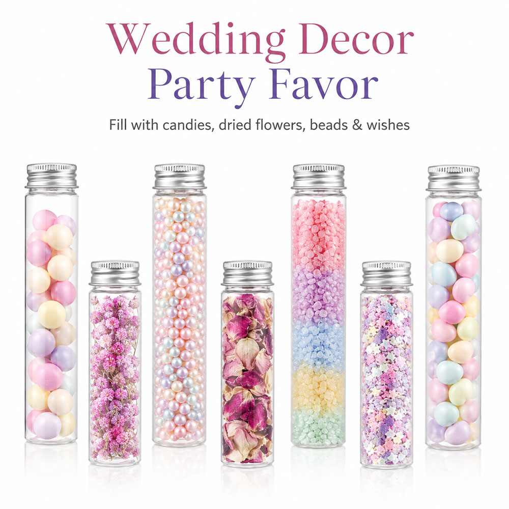 20 個 50 ミリリットル/100 ミリリットル透明フラッ - Wedding Decoration Supply のレビューと価格