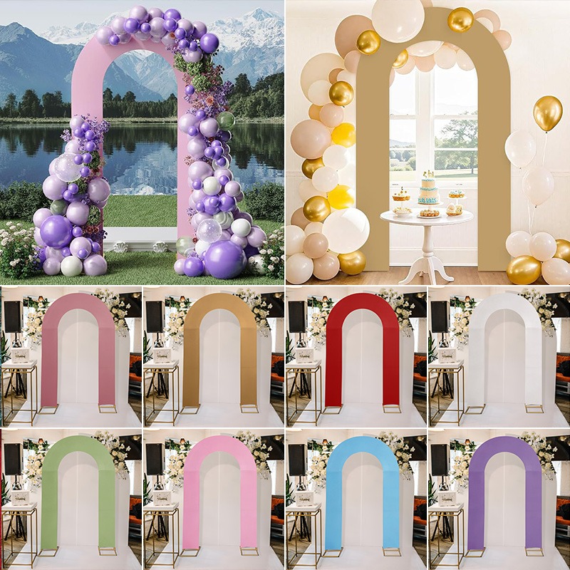 高弾性U字型アーチバックドロップカバー 誕生日 ベビーシャワ - Wedding Support のレビューと価格