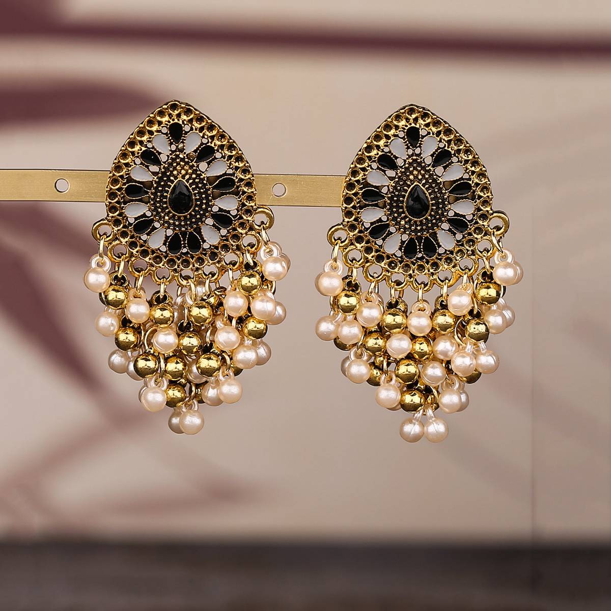 レトロなインドのジュエリー,女性のための水滴のイヤリング,K - Indian Wedding Supply のレビューと価格
