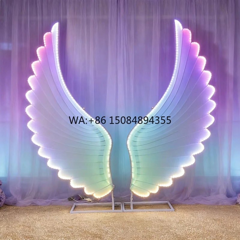 光る天使の羽ライト小道具 カラフルファンタジーLEDウィング - Wedding Decoration Supply のレビューと価格