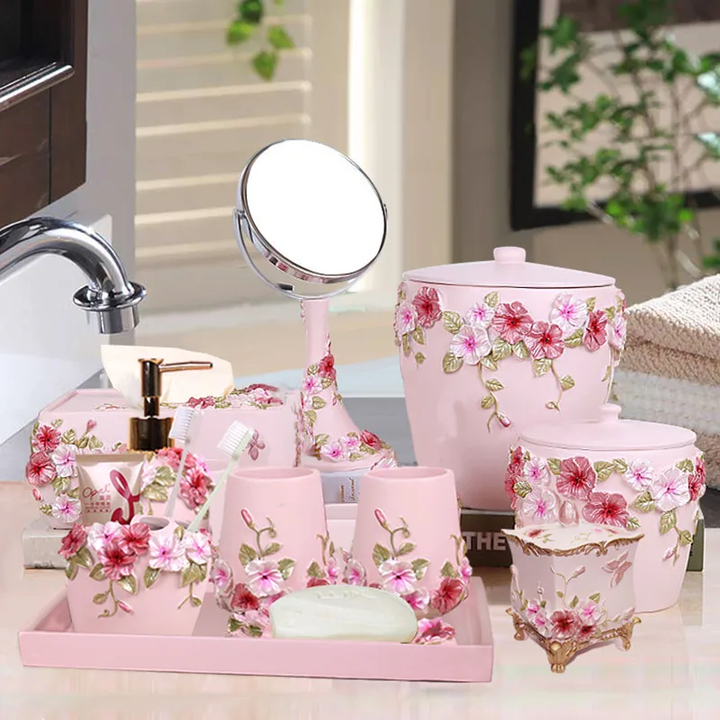 5点セットのバスルームセット、ヨーロッパ風洗面用品キット、ウ - Wedding Bathroom Supply Kit のレビューと価格