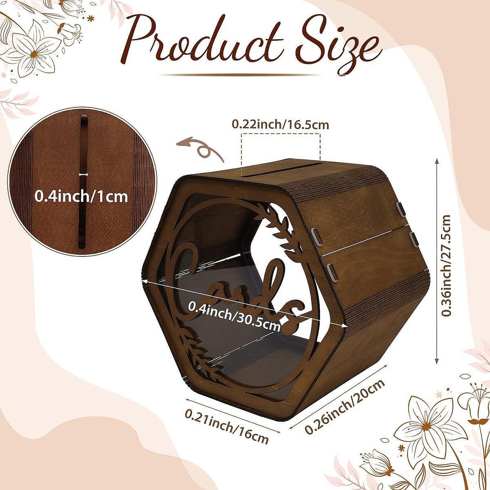 結婚式のカードボックス 封筒型マネーボックス センターピース - Wedding Card Box のレビューと価格