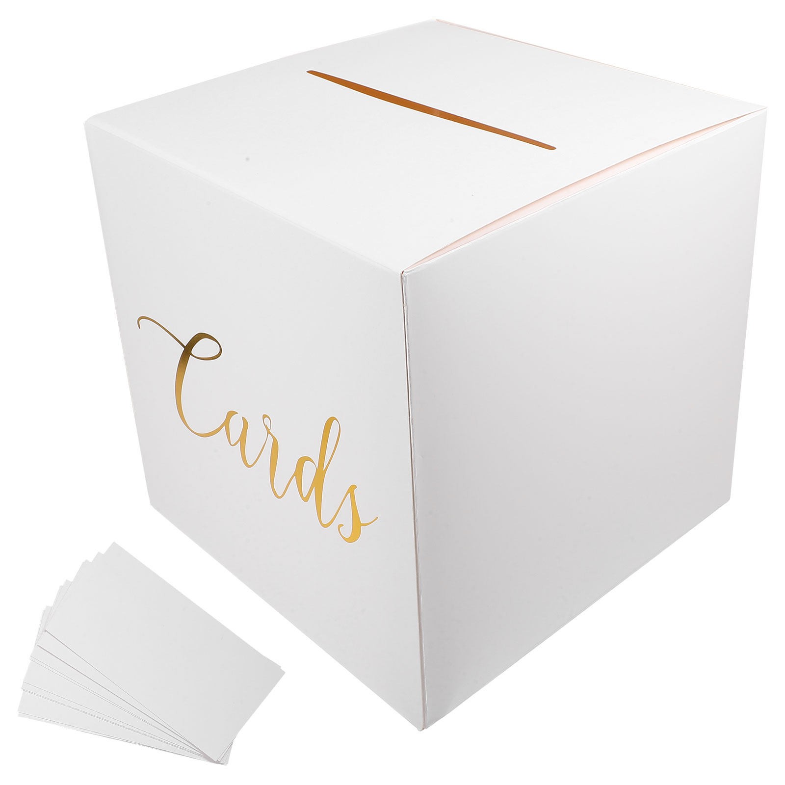 ウェディングカードボックス1セット エレガントな紙製ギフトボ - Wedding Card Box のレビューと価格