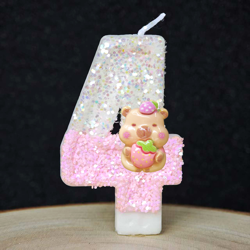 新しいカピバラキャンドルケーキデコレーショントピック0-9数 - Unity Candle Set のレビューと価格