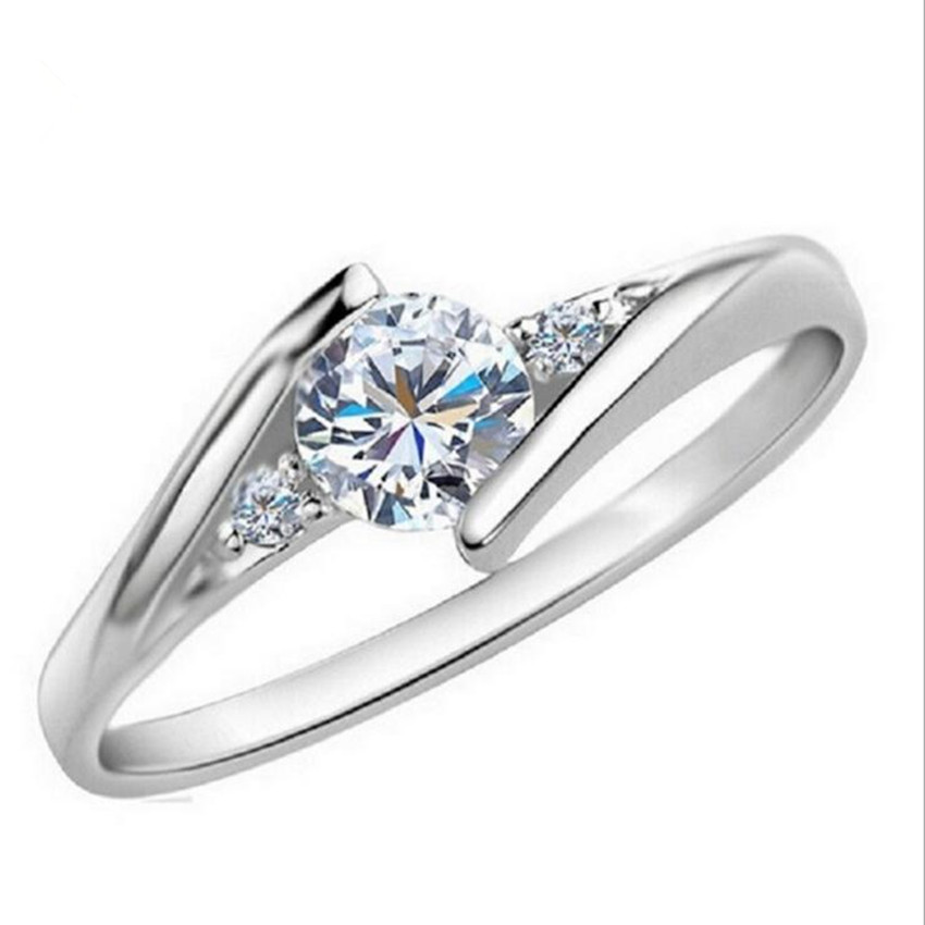 女性のためのプラチナメッキの高級結婚指輪,卸売ジュエリー,高 - Wedding Superstar のレビューと価格