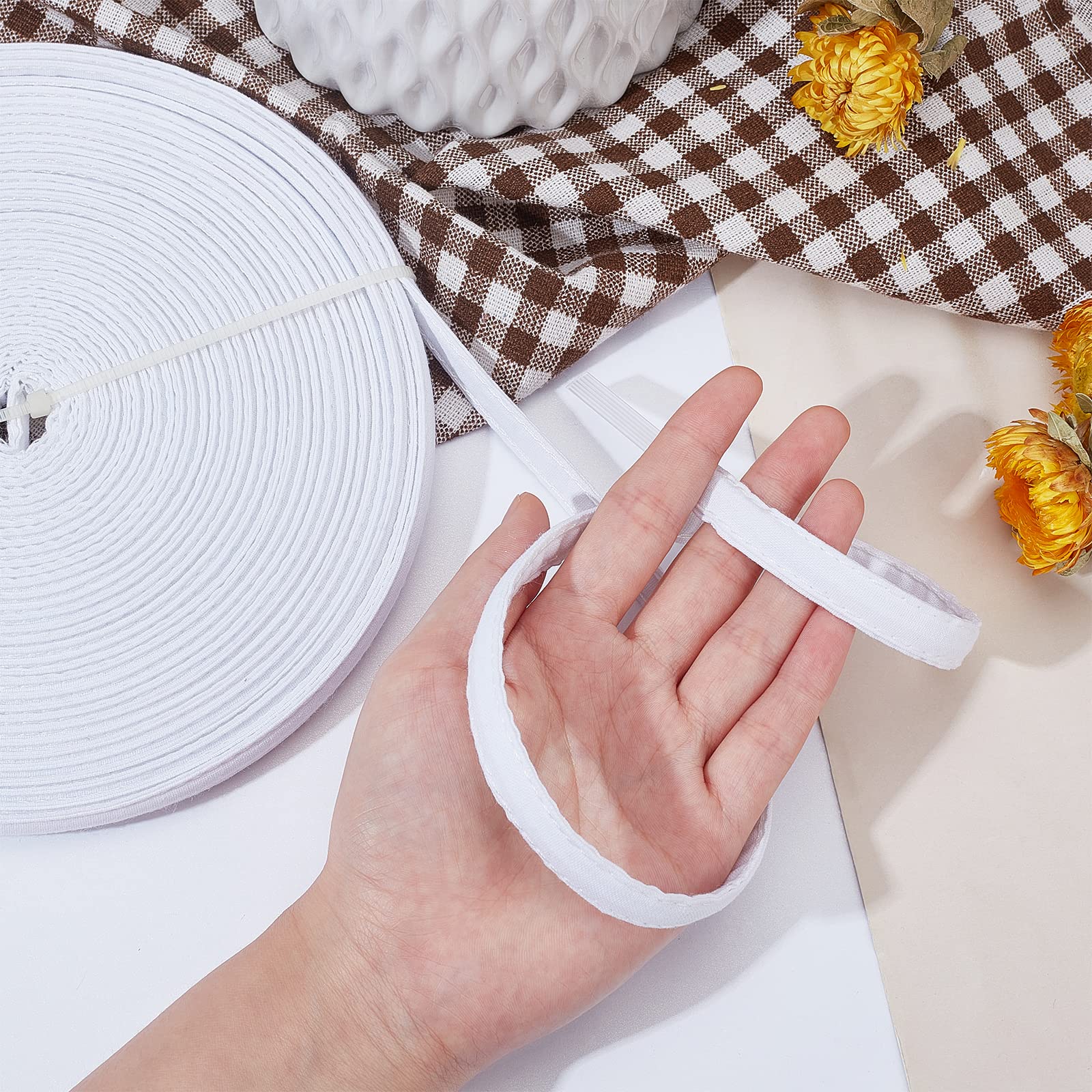 15mmコットンカバーポリエステルコルセットボーン 50ヤー - Wedding Support のレビューと価格