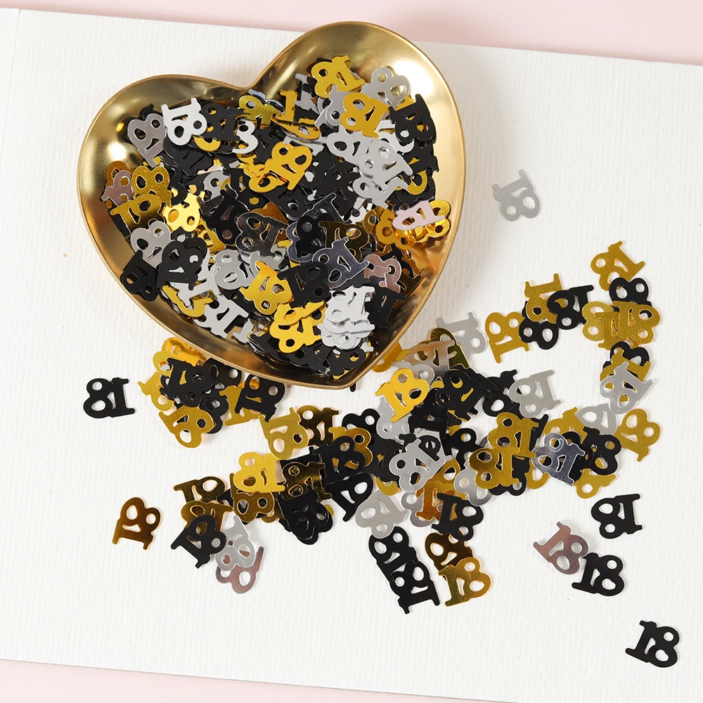 15 グラムミニ番号 16/18/20/30/40/50/6 - Table Runner Sequin のレビューと価格