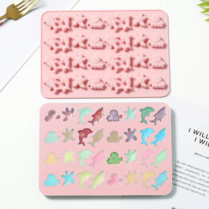 海底生物チョコレートシリコンモールドイルカキャンディゼリー氷 - Unity Candle Set のレビューと価格