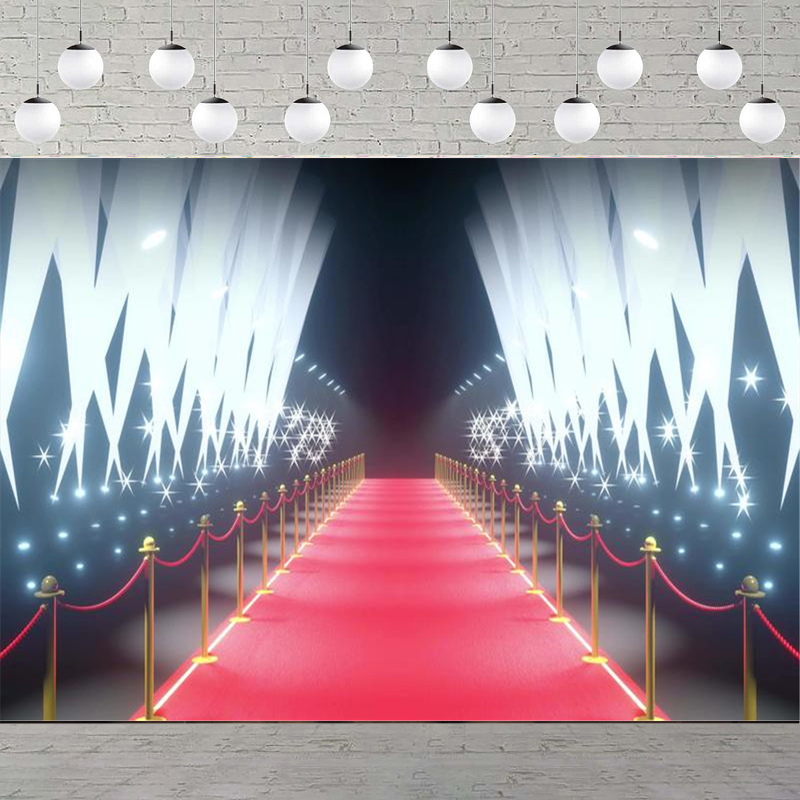 レッドカーペットステージ写真撮影用背景幕 スポットライト キ - Wedding Superstar のレビューと価格