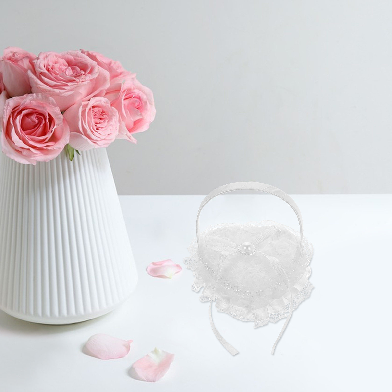ハート型リングピロー ロマンチックなミニウェディングリングピ - Wedding Ceremony Supply のレビューと価格