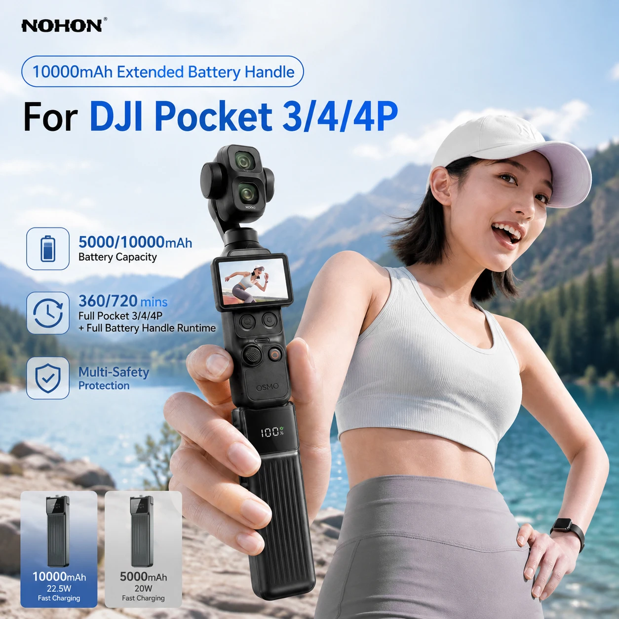 NOHON 5000mAh/10000mAh バッテリーハン - Wedding Power Supply のレビューと価格